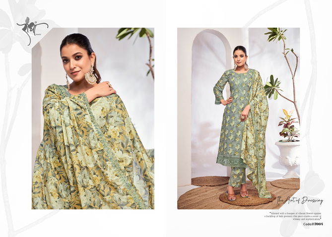 Saffron By Radha Trendz Printed Embroidery Cotton Salwar Kameez Wholesale Market In Surat